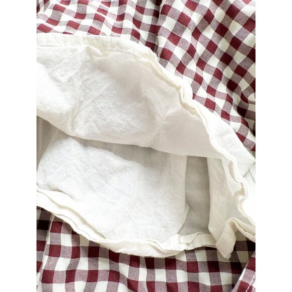 Maison Me Emma Collared Dress, Burgundy & Antique White 2Y - Picture 7 of 12